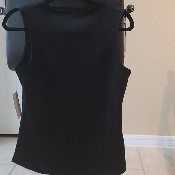 Sleeveless Black Dressy Top - Picture 2 of 2